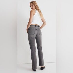 Madewell 90’s Straight Leg Gray Jeans